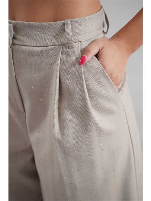 Pantalone palazzo federica erre | PERLA 572BEIGE